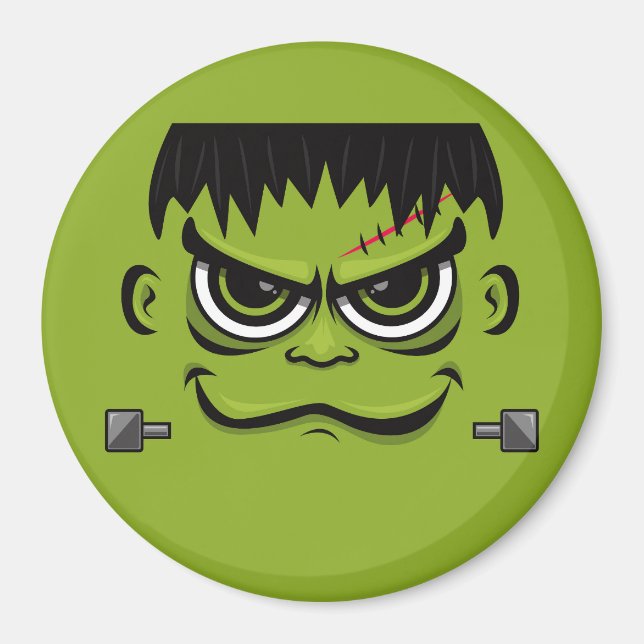 Imã Frankenstein Halloween Face (Frente)
