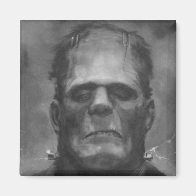 Imã Frankenstein Refrigerator Magnets (Frente)