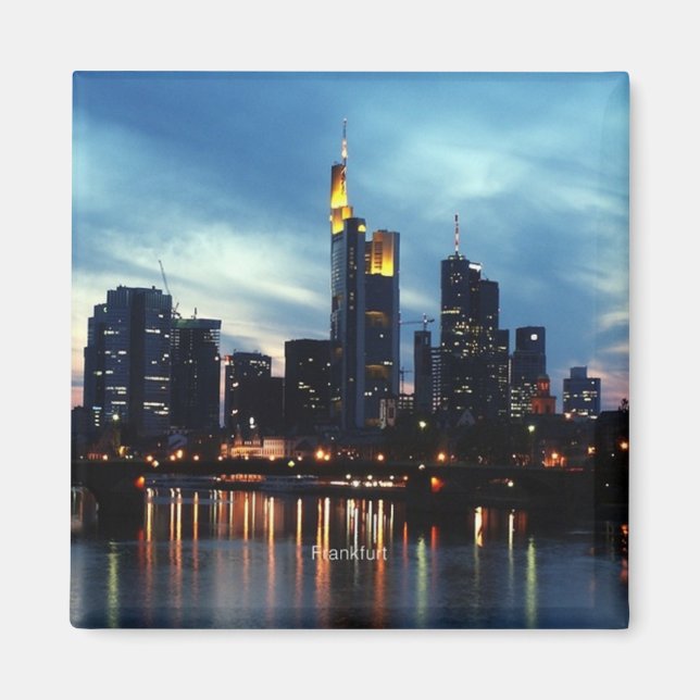 Imã Frankfurt, Alemanha Skyline (Frente)
