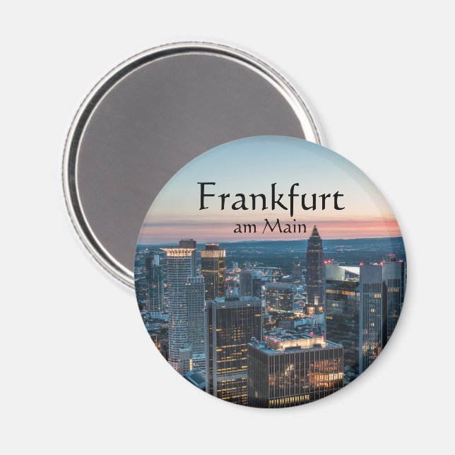 Imã Frankfurt Alemanha Souvenir (Front/Back)