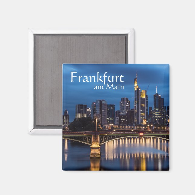 Imã Frankfurt Alemanha Souvenir (Front/Back)