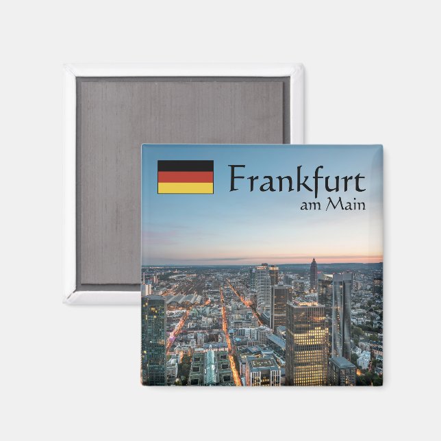 Imã Frankfurt Alemanha Souvenir (Front/Back)