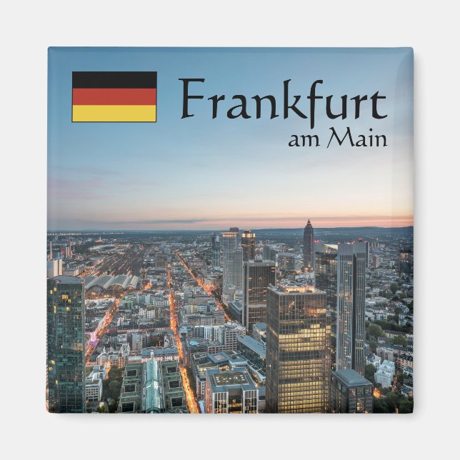 Imã Frankfurt Alemanha Souvenir (Frente)