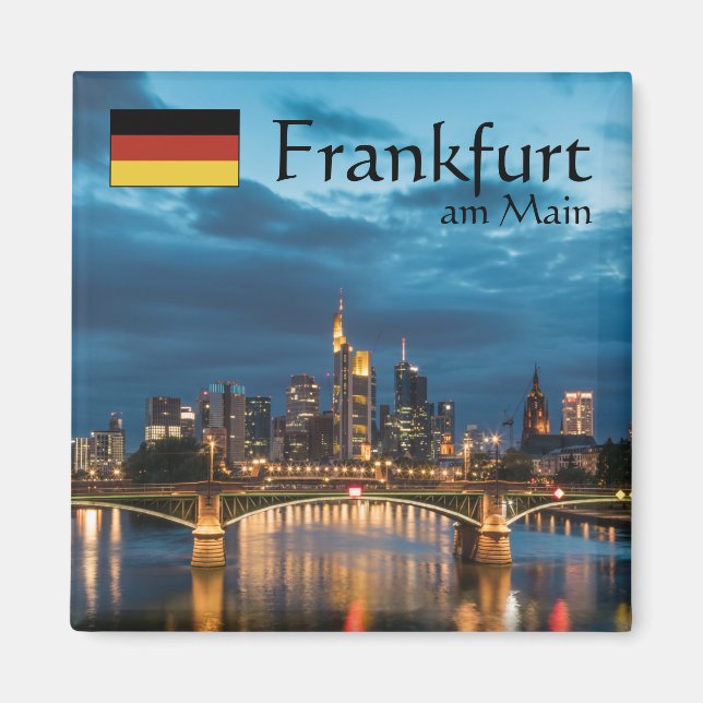 Imã Frankfurt Alemanha Souvenir (Frente)