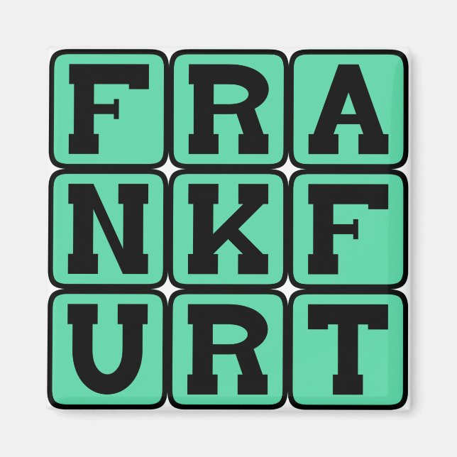 Imã Frankfurt, Cidade da Alemanha (Frente)