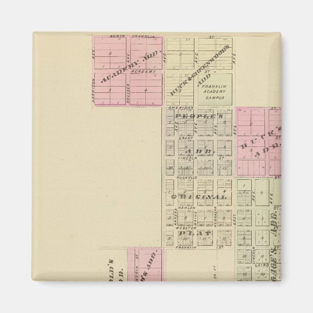 Imã Franklin, Nebraska (Frente)