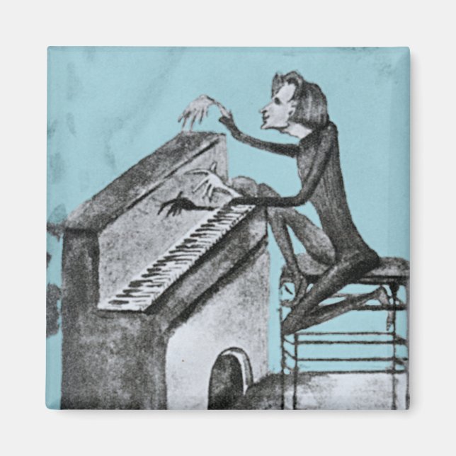 Imã Franz Liszt Sketch Único por Maurice Sand 1837 (Frente)