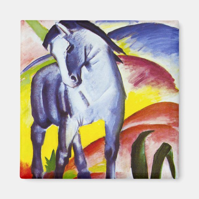 Imã Franz Marc Blue Horse Magnet (Frente)