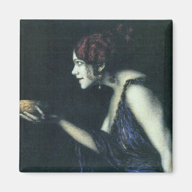 Imã Franz von Stuck - Tilla Durieux como Circe (Frente)