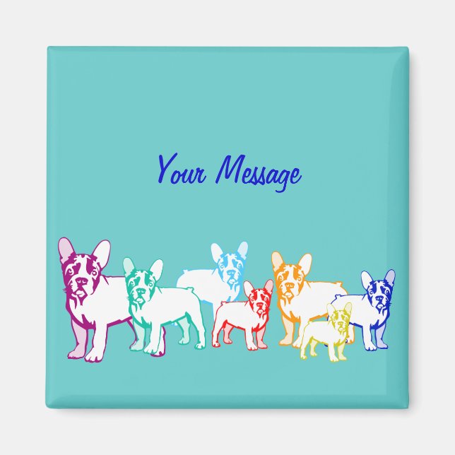 Imã Französische Bulldoggen Geschenke (Frente)