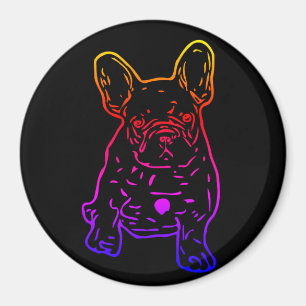 Imã Französische Bulldoggen Magnet