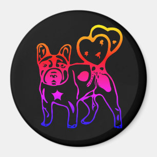 Imã Französische Bulldoggen Magnet