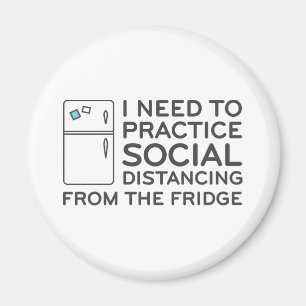 Imã Frasco de Distância Social