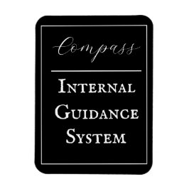 Ímã Frase "Compass - Internal Guidance System"