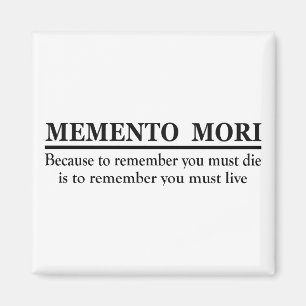 Imã Frase em Latim - Memento Mori
