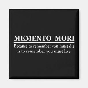 Imã Frase em Latim - Memento Mori