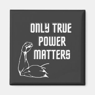 Imã Frase motivadora com braço muscular