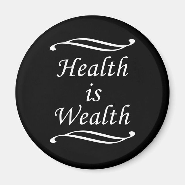 Imã frases motivadas sobre a vida saudável (Frente)