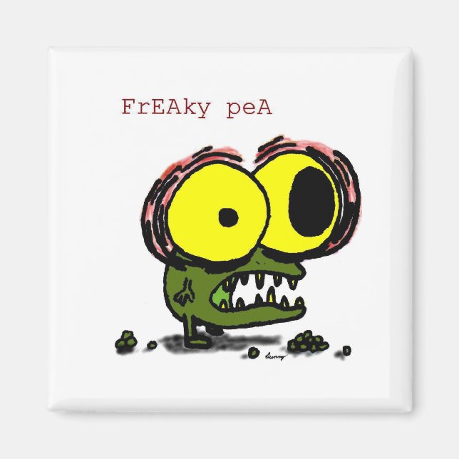 Imã Freaky Pea Magnet (Frente)