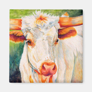 Imã Freckles - ímã da vaca da bezerra de Longhorn