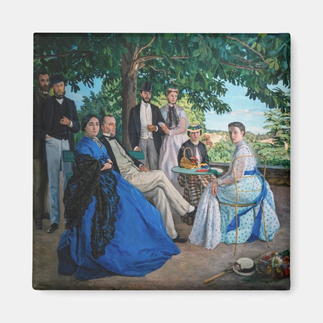 Imã Frederic Bazille - A Reunião Familiar (Frente)