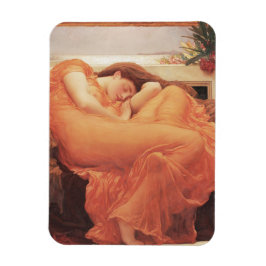 Ímã Frederic Lord Leighton Flaming June Square Art