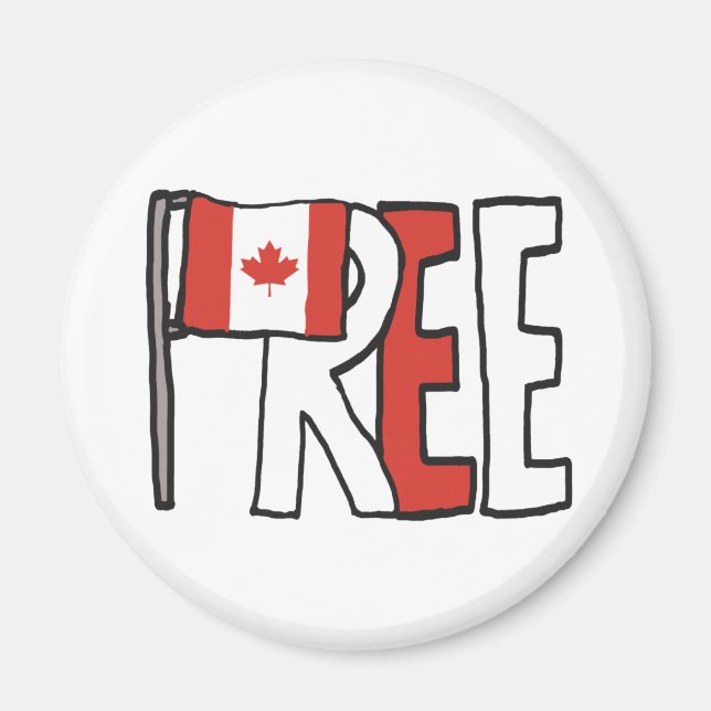 Imã Free Canada (Frente)