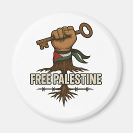 Imã Free Palestine Button – Power & Solidarity