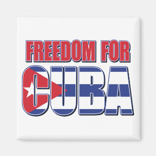Imã FREED-For-CUBA-FLAG