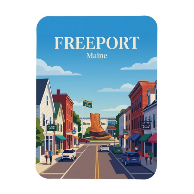 Ímã Freeport EUA (Vertical)