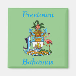 Imã Freetown, Bahamas com Casaco de Armas (Eleuthera)