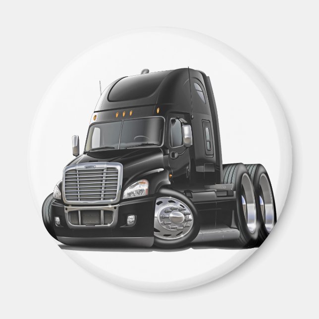 Imã Freightliner Cascadia Black Truck (Frente)