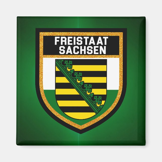 Imã Freistaat Sachsen Flag (Frente)