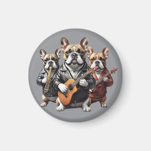 Imã French Bulldog banda de música Bulldogues Francese