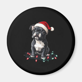 Imã French Bulldog Christmas Lights Xmas Dogs Gifts Me