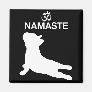 Imã French Gift Namaste French Bulldog Gift