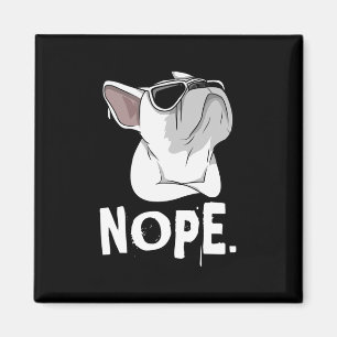 Imã Frenchie Bulldog Francês Branco