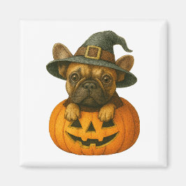 Imã Frenchie em Pumpkin