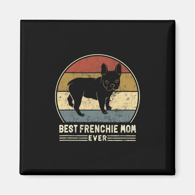 Imã Frenchie Mãe Alguma Vez Retrora Cachorro Francês M (Frente)