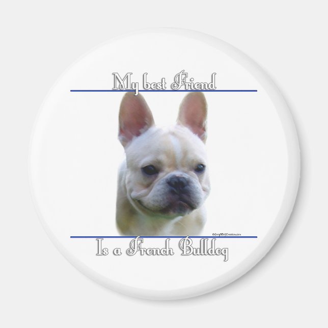 Imã Frenchie Melhor Amigo 2 - Magnet (Frente)