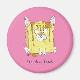 Imã Frenchie Toast French Bulldog Magnet