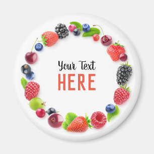 Imã Frente de bagas frescas
