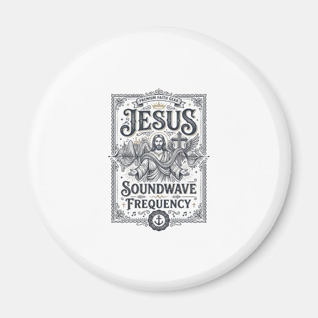 Imã Frequência da Onda Sonora de Jesus Frequência da O (Frente)