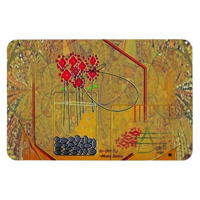 Ímã "Fresh Flowers Always Make My Day" Magnet (Horizontal)