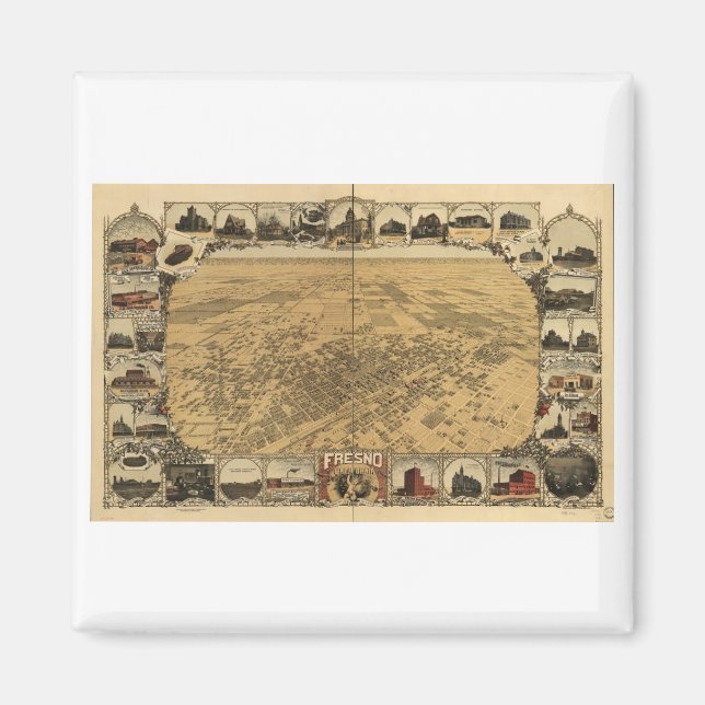 Imã Fresno California em 1901 (Frente)