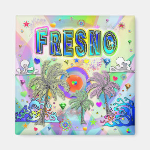 Imã Fresno Deep Dream Magnet