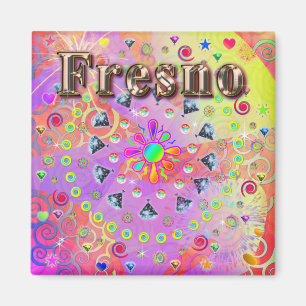 Imã Fresno Lucky Ouro Magnet