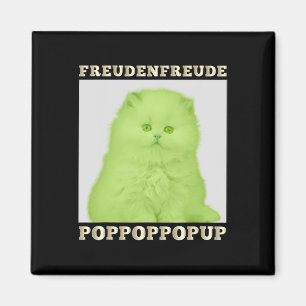 Imã Freudenfreude Poppoppop-up Gato do Lover Felino