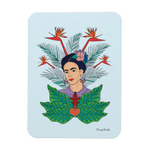 Ímã Frida Kahlo   Aves do paraíso
