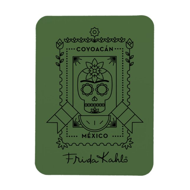 Ímã Frida Kahlo | Coyoacá (Vertical)